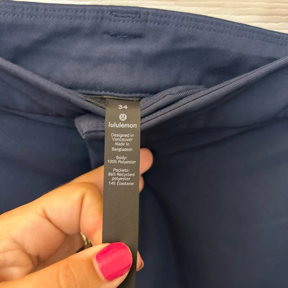 Lululemon Commission Pant Classic *Warpstreme sz 34 - Picture 8 of 9